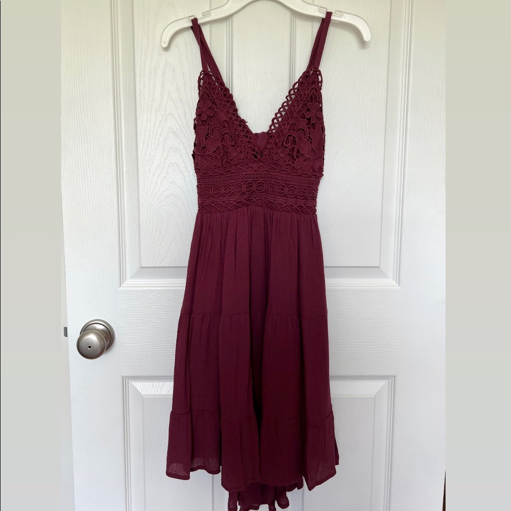 Beautiful Dark Purple Windsor Dress